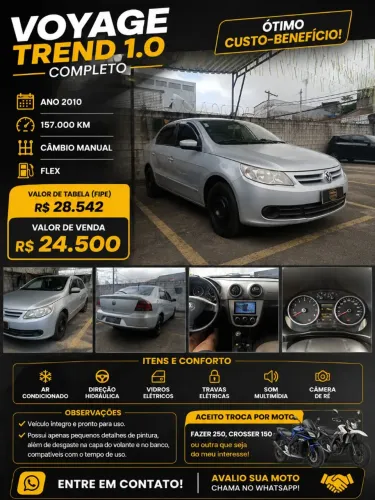 Volkswagen Voyage 1.0/1.0 City MI Total Flex 8V 4P 2011
