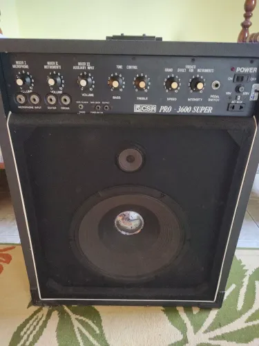Caixa De Som Amplificadora CSR PRO-3600 SUPER (Raridade)