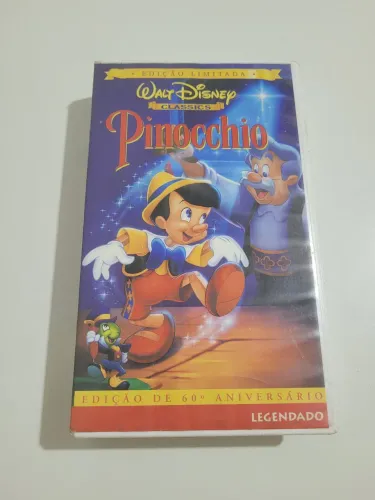 Fita vhs pinocchio 