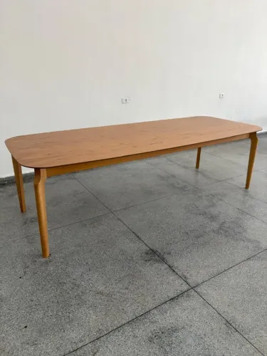 Mesa de Jantar avulsa 2.70m Madeira Maciça