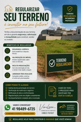 Regularização documentação de imóveis