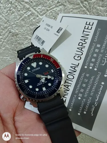 Relógio Citizen automático Marine novo completo 