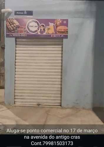 Pronto comercial na avenida do 17 de março  2etapa  $550