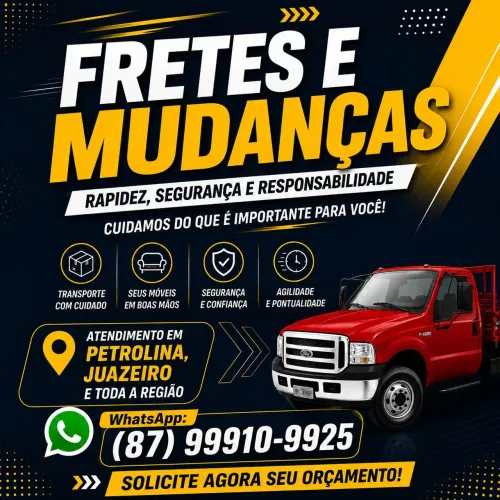 PRECISANDO DE UM FRETE? CHAME AGORA!