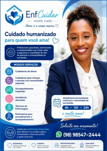 EnfCuidar Home Care - Amar é a nossa marca.