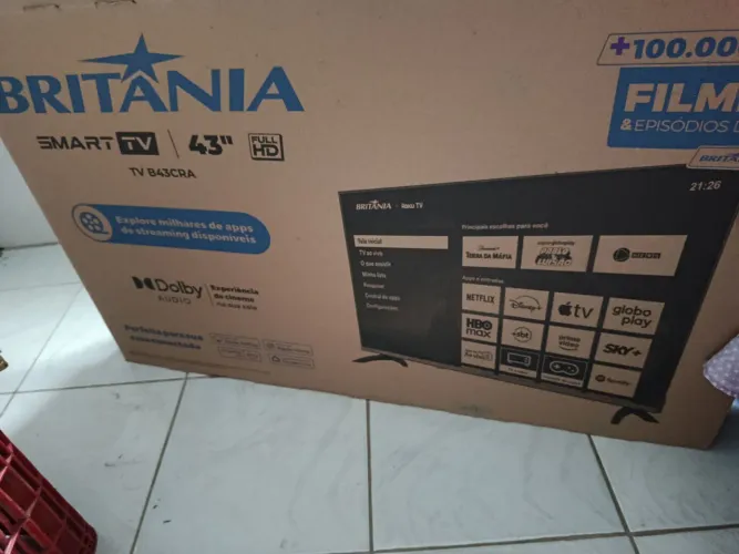 Tv 43 polegadas Britânia