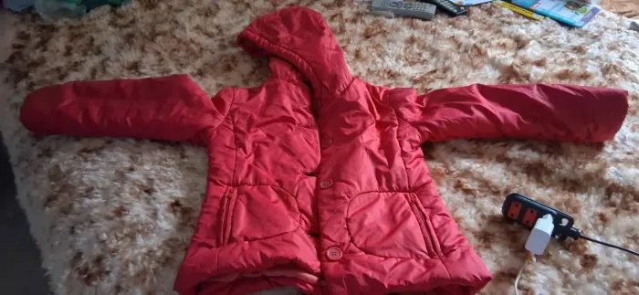 Jaqueta tactel feminina paea 8 anos