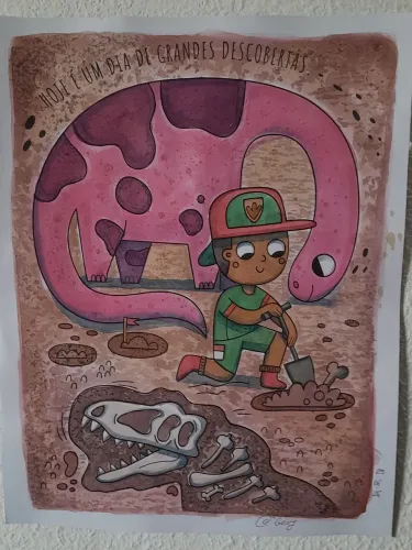 ? AQUARELA DECORAÇÃO INFANTIL DINOSSAURO ?