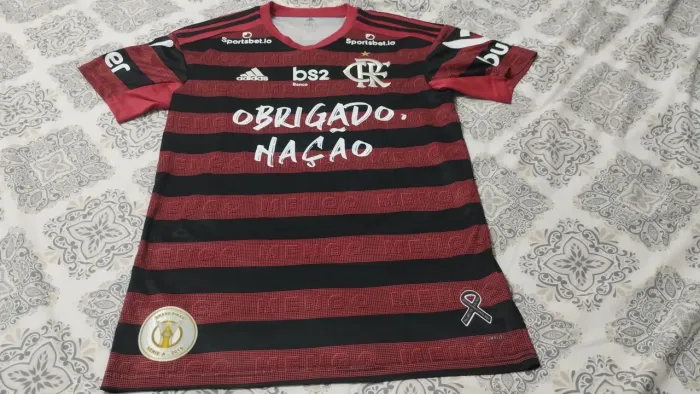Camisa do Flamengo 2019 obrigado nação 
