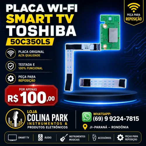 Placa Wi-Fi Smart Tv Toshiba 50C35OLS