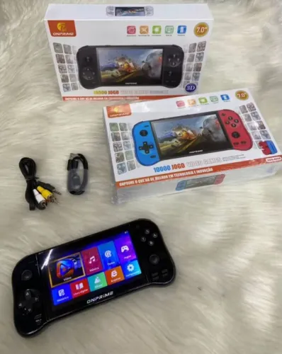 Console Mini Vídeo Game Portátil 10 Mil Jogos<br><br>Retrô