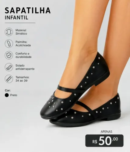 Sapatilha infantil