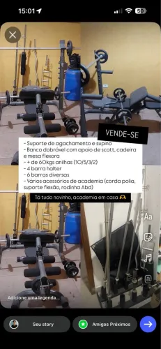 Kit musculação