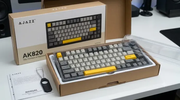 Teclado Mecânico Ajazz AK820 - NOVO