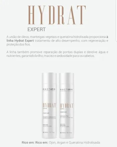 Kit Shampoo + Máscara Hidratação para todos os tipos de cabelos