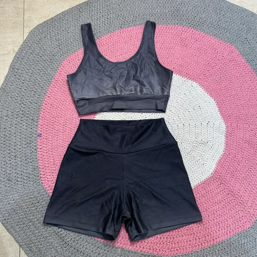 Conjunto Fitness Cinza
