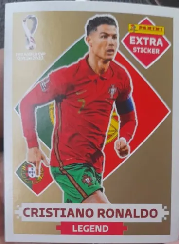 Cartinha extra do cristiano ronaldo de 2022 bronze