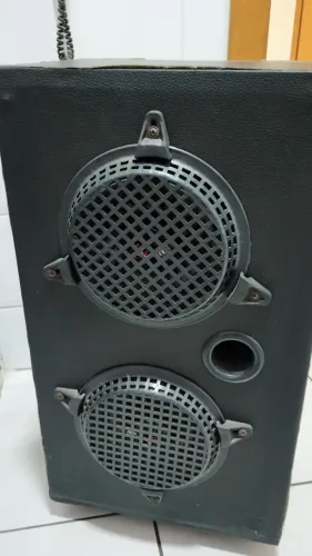 Caixa de som passiva com 2 alto falantes de 6"