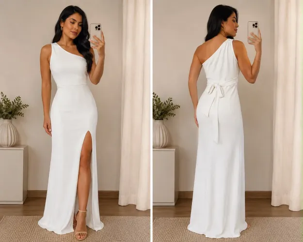 Vestido Branco ( Casamento Civil )