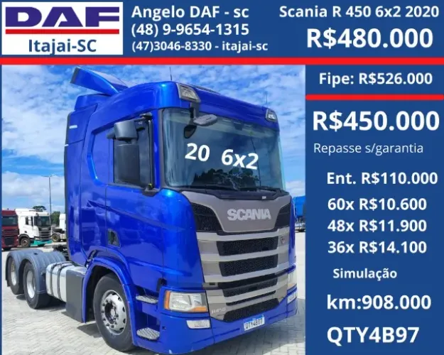 Scania R450 6x2 2020