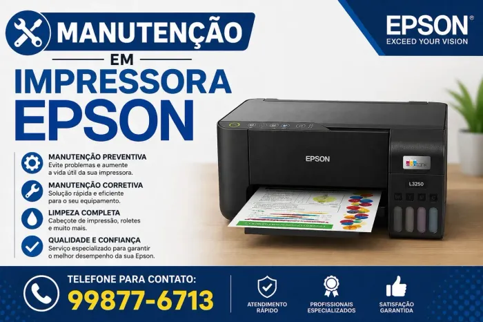 Manutenção em impressoras Epson
