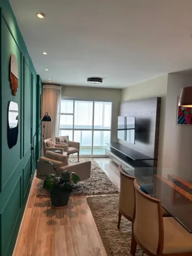 apartamento na Enseada do Sua 3 quartos 1 suite 3 vagas MOBILIADO Lazer completo vista esp