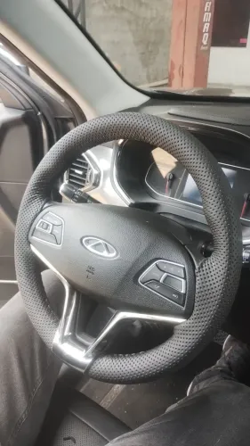 Capa volante costurada na hora 