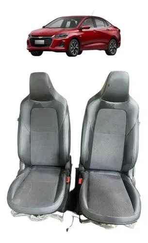 Par Banco Dianteiro Gm Onix 2024 (banco Motorista Empenado) Cinza