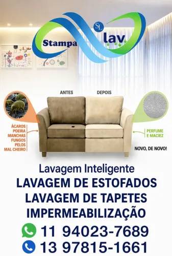 Lavagem de Estofados