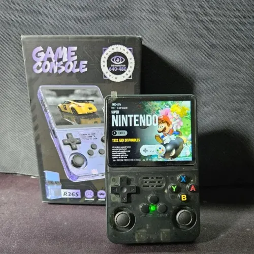 Video Game Portátil - R36S 64Gb 15.000 Jogos