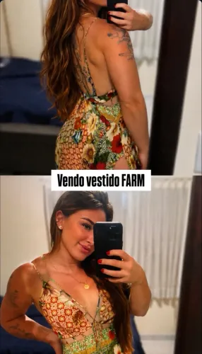 Vestido FARM semi-novo