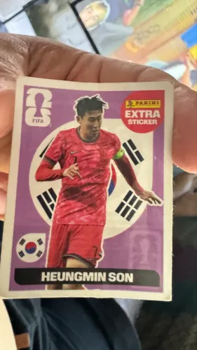 Figurinha extra stickers Heungmin Son