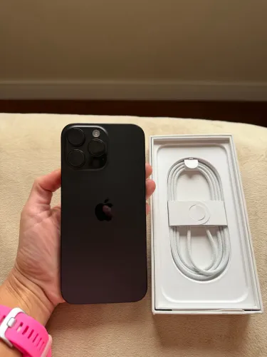 iPhone 16 Pro Max 256gb preto impecável 