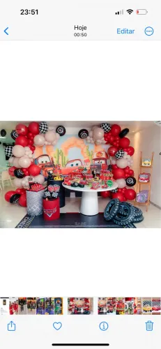 Kit festa tema CARROS Disney infantil - painel + 3 capa de 3 cilindros + placas