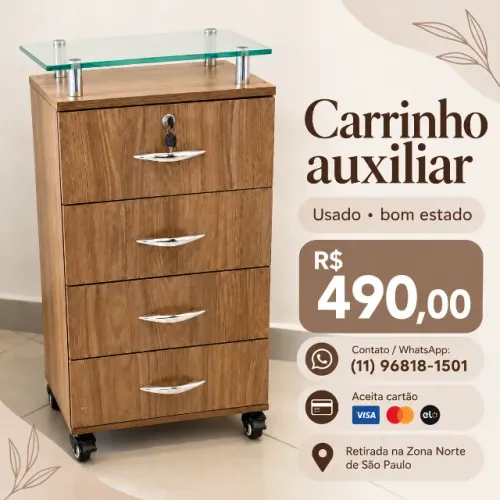 Móveis para salão de beleza 