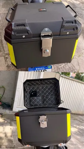 Baú Bauleto Moto 38L Preto Universal