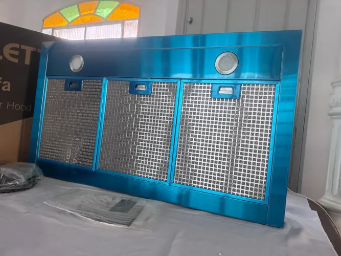 Coifa Elettromec Milano 90cm Inox. Design Clássico com Motor Potente, Touch, Ilumin