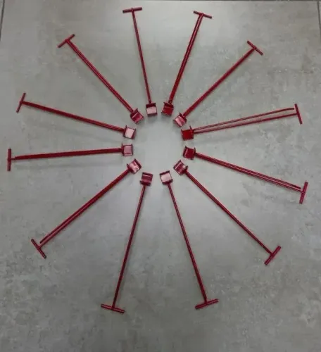 50 Gancheiras Duplas 30cm