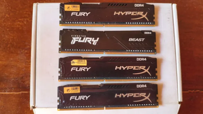 Memoria ram ddr4 hyperx 4x4gb 