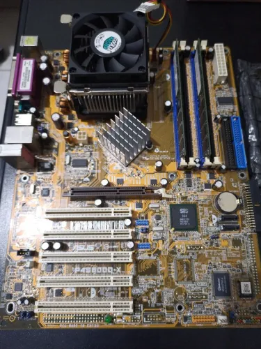 Placa mãe Asus Pentium 4 1gb de ram Geforce2 MX