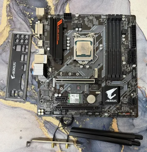 Kit placa intel i5 9600k <br>Placa AORUS B360M Gaming 3