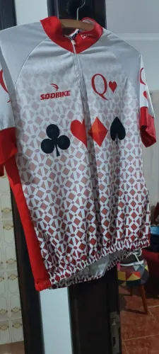 Camisa feminina ciclismo maga curta