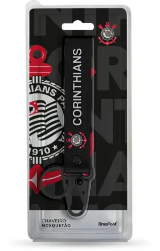 Chaveiro Mosquetão Corinthians