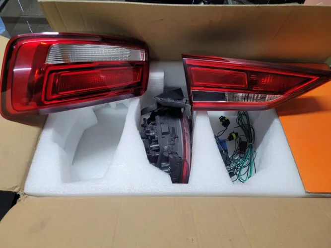 Kit Lanternas Traseiras Originais Audi A3 Sedan 2017 - Completo