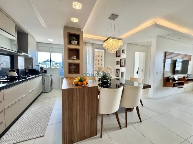 Apartamento Duplex à venda, sacada com churrasqueira, 2 dormitórios, 1 suíte (ambos com sa