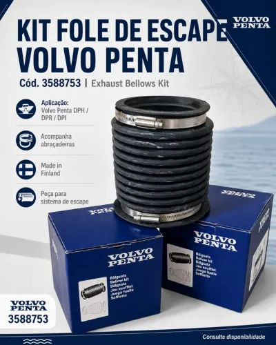 Kit Fole de Escape Volvo Penta 3588753