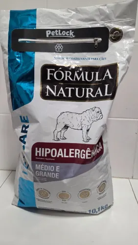 Vendo ração Fórmula Natural Vet Care Hipoalergênica Cães Médios e Grandes Está com aproxim