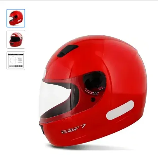 Capacete Solid Vermelho
