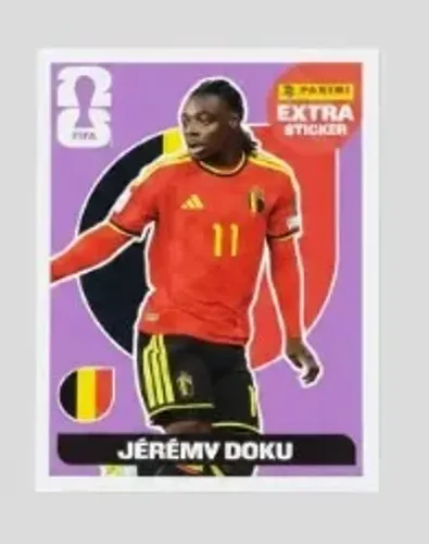 Figurinha Legend Roxa - Jérémy Doku