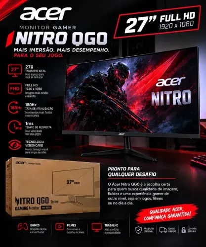 Monitor acer nitro QGO 27